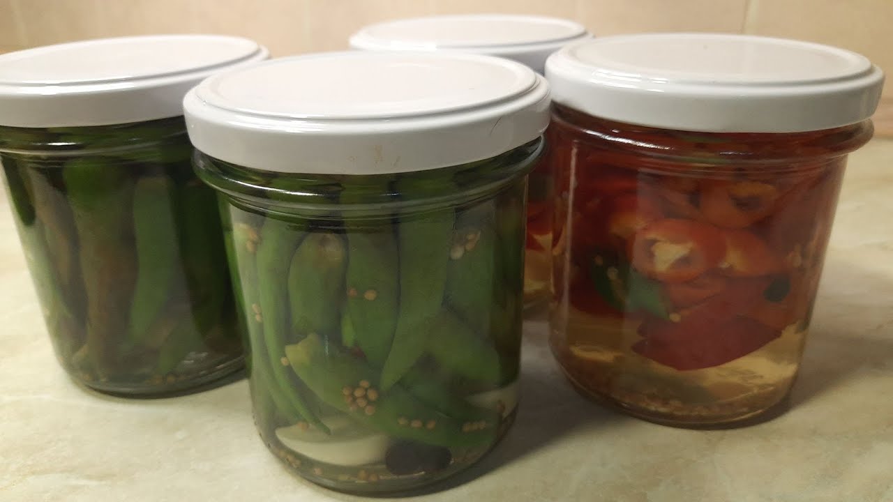 Csípős paprika berakása télire