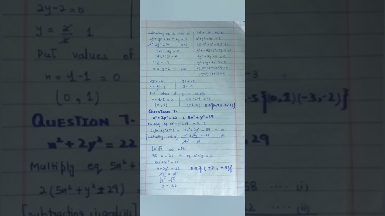 exercise 2.7 full solution class 10th