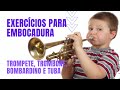 Exercício de embocadura - aula 2 - Trompete, Trombone, Bombardino, Tuba