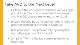 AVD VDI with Leostream