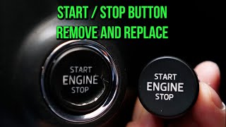 REMOVE AND INSTALL START / STOP BUTOON ON KEYLESS ENTRY SKODA OCTAVIA 3, SKODA KODIAK, Karoq, Fabia