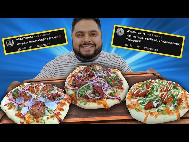 HOT WING PIZZA | (Buffalo, BBQ, Habanero) | EL GUZII | El Guzii