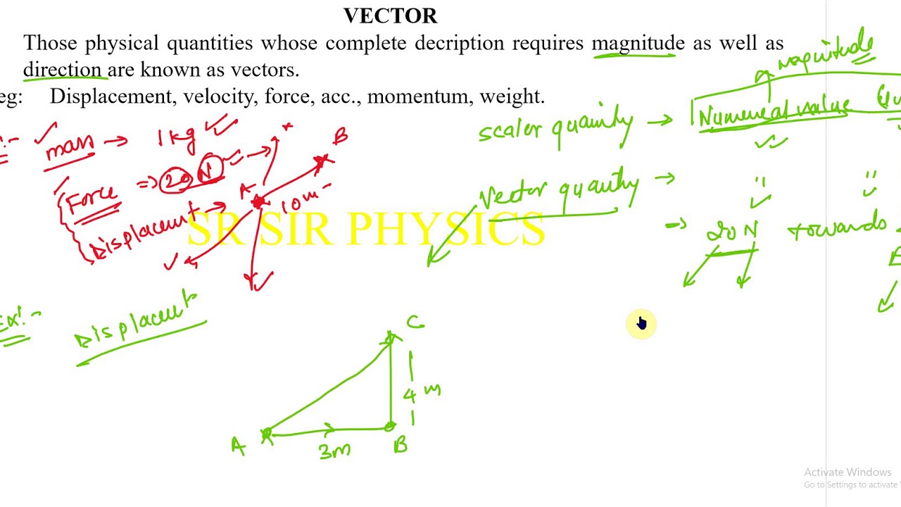 INTRODUCTION TO VECTORS - YouTube