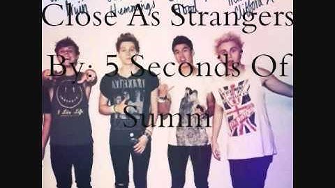 Close As Strangers Lyrics