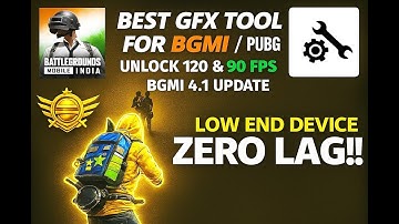 BEST GFX TOOL FOR BGMI/PUBG | Unlock 120 & 90 FPS Best Gfx tool for Pubg & bgmi 4.1 Update