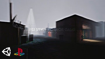 How to create a PS1 style horror game in Unity | In-depth Tutorial | Part -1