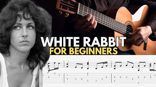 PDF Sample White Rabbit Easy Fingerstyle For Beginners guitar tab & chords by Jefferson Airplan.