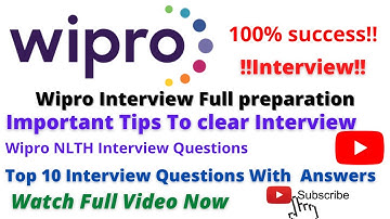 Wipro result declared / Wipro NLTH Interview Full Preparation / Big Update #job #Wipro #result