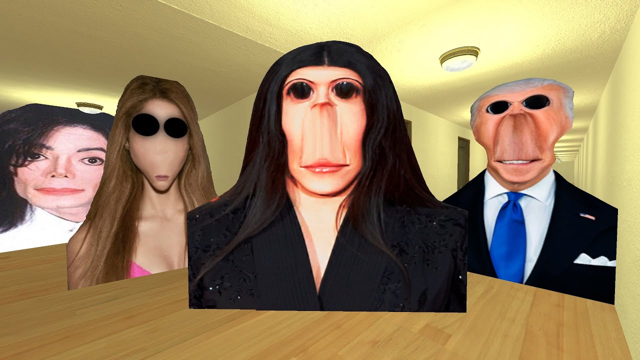 Rosalia Bizcochito, Shakira Nightmare, Joe Biden And Michael Jackson Nextbot Gmod