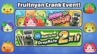 Yo-Kai Watch Wibble Wobble - FRUITNYAN EVENT + HUGE Crank-a-Kai Party!