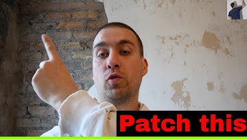 How to Patch an Old Brick Wall Scud Sand & Cement Render ready to skim plaster finish