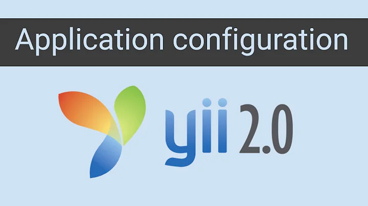 yii2 application configuration: properties, events - yii2 tutorials | Part 2