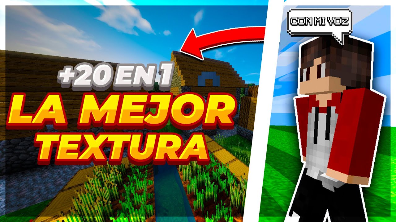 ESTA ES LA MEJOR TEXTURA DE MINECRAFT BEDROCK - YouTube