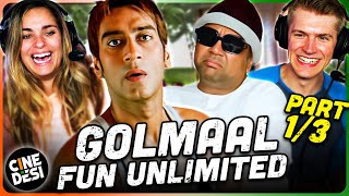 GOLMAAL: FUN UNLIMITED Movie Reaction Part 1/3! | Ajay Devgn | Arshad Warsi | Sharman Joshi