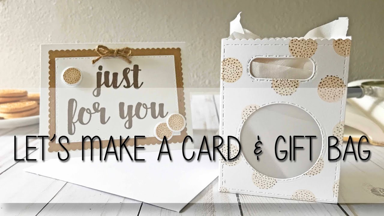 Let's Make a Card & Gift Bag YouTube