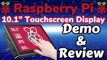 Raspberry Pi 10.1" Touchscreen Display Monitor Demo & Review - RetroPie Guy Review