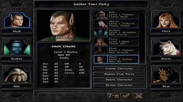 Let’s Play Wizardry 8 – Ironman Expert 00 – Party Creation