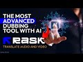 How to start using Rask AI for translation voice overs