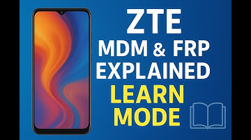 ZTE Blade A75 MDM New sec 2025 Bypass