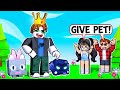 RICH NOOB Challenges TOXIC KIDS! (Pet Simulator X)