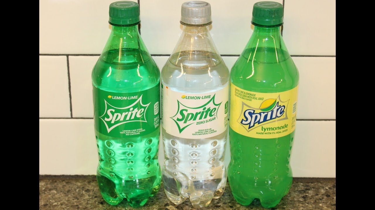 Sprite, Sprite Zero Sugar & Sprite Lymonade Review 