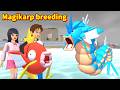 The Aida siblings raise the Magikarp they caught/釣ったコイキングを育てる会田兄妹【SAKURA School Simulator】