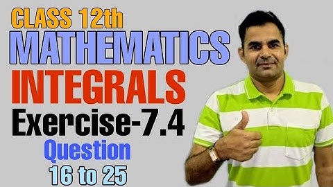Class 12 Integral Ch 7 exercise 7.4 question 16 to 25 |Class 12 ch7 ex7.4 | Integration |TackleStudy