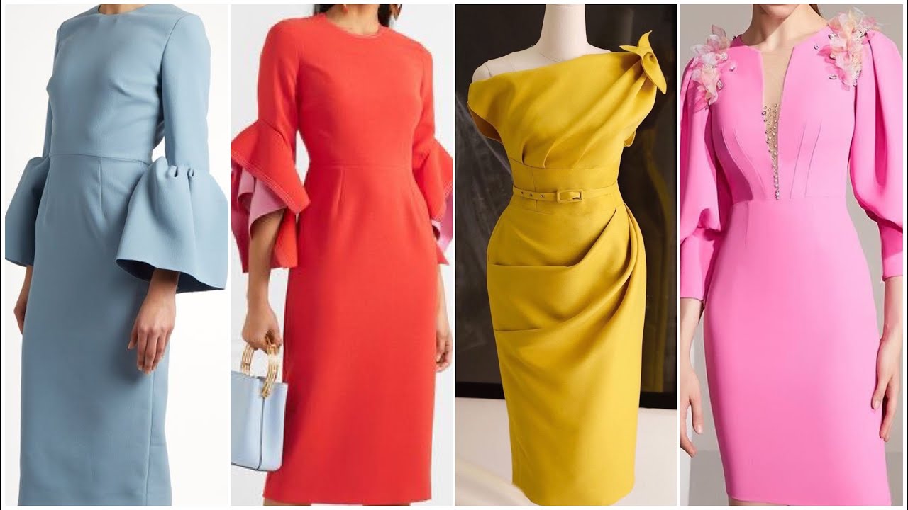 scuba fabric dress designs ASOS Design - Midi Dress - Women - Polyester/Spandex - 0 US