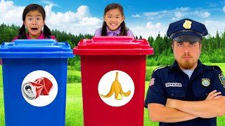 Jannie and Charlotte Clean Up and Recycle to Save the Environment