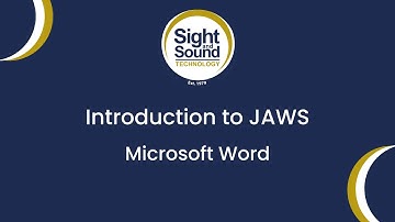 JAWS Using Microsoft Word