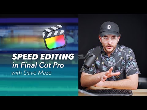 Speed Editing in Final Cut Pro with Dave Maze - MZed Course Trailer