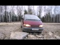 Toyota Previa 4WD тест на бездорожье