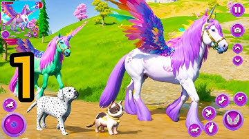 My Unicorn Flying Horse Care Gameplay Walkthrough Part 1 - Android & ios Gameplay