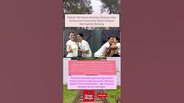 Malam Pertama Amanda Manopo Dan Kenny Austin Rupanya Dilalui Dengan Keringatan Bareng #gosipartis