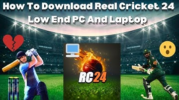 ✅How To Play Real Cricket 24 On Low End PC And Laptop || HOG Emulator