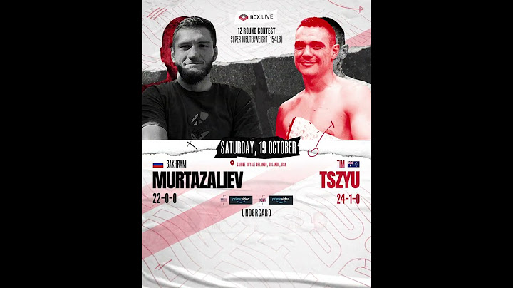 👑 Ready To Be Tested? 👑 - 🎯 Murtazaliev (22-0-0) Vs Tszyu 🇦🇺 (24-1-0) - 📅 Sat 19-Oct