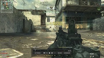 CoD MW 3 Epic Multikill with MG36 [1080p HD + Slowmo.]