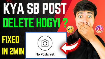 No posts yet Problem Instagram - Fixed in 2 min | Instagram Post Not Showing On My Profile  |