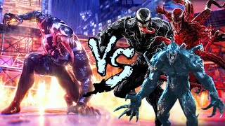 VENOM (Spider-Man 2) vs VENOM, CARNAGE & RIOT - Epic Supercut Battle!