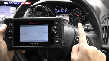 Ford ABS Traction Warning Light Reset using iCarsoft US v3.0