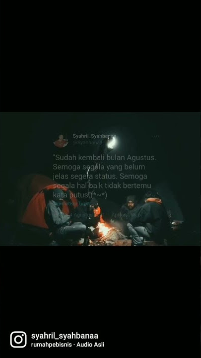 Sudah kembali bulan Agustus.  Kata-kata status & story