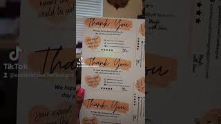 #thankyoucards #glitterpaper #packaging #entrepreneur #businessowners