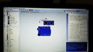 SimulIDE Sensor Ultrasonik
