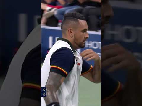 Incredible TWEENER & DROP SHOT from Kyrgios! 🙌