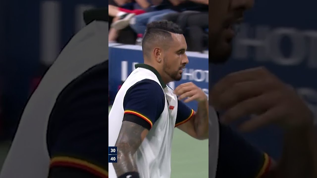 Nick Kyrgios hits TWEENER and DROP SHOT! 🙌