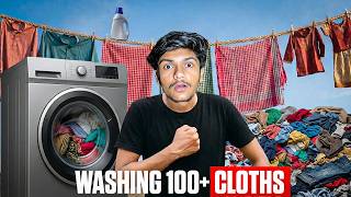 Washing 100 Clothes Extreme Cleaning Vlog Only Lalaaa Things