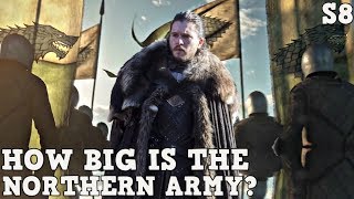 How Big is the Northern Army? | The Stark Targaryen Army | Is it enough? | Game of Thrones Season 8