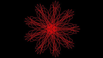 Spirograph : Chaos or Symmetry? - Dark Background