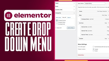 How To Create Drop Down Menu In WordPress Elementor (2025) Simple Guide