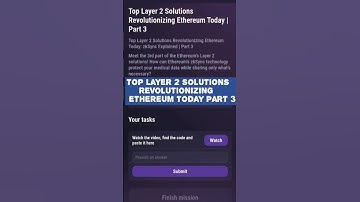 Top Layer 2 Solutions Revolutionizing Ethereum Today Part 3 | Tapswap Code | #tapswapcode #crypto
